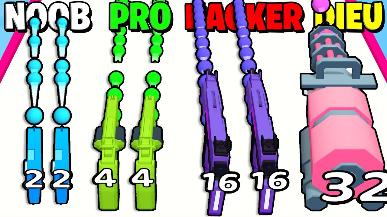 LES MEILLEURS GUNS !! J'ai pas triché.. (Merge Gun Run)