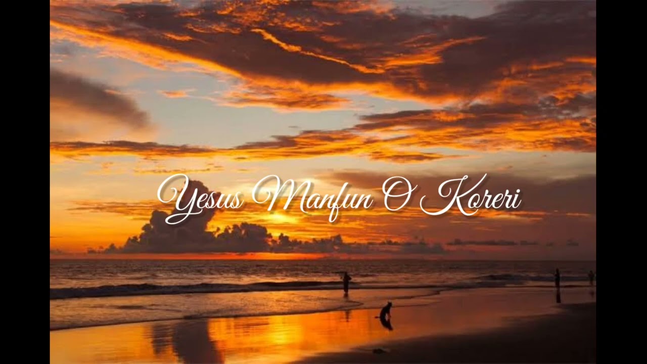 Mesak Manam - Yesus Manfun o Korer - Cover by bpk (frengki wihyawari)