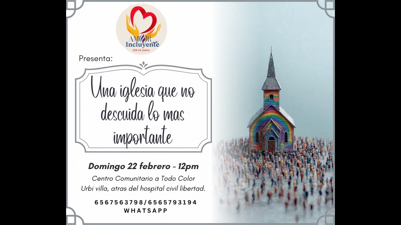 Una iglesia que no descuida lo mas importante