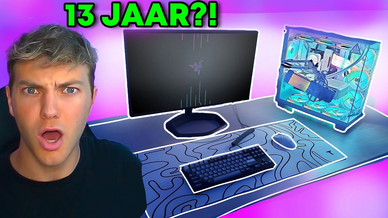 DEZE 13 JARIGE BOUWT EEN DROOM SETUP!!