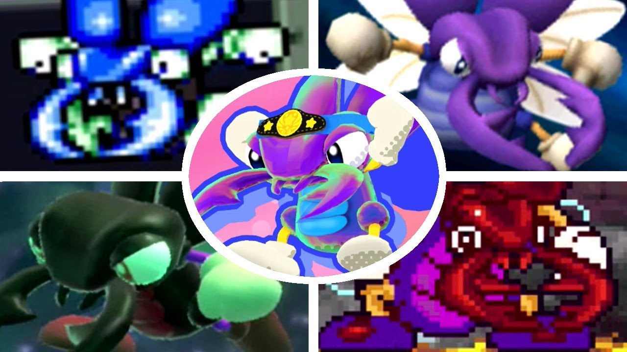 All Bugzzy Battles & Appearances in Kirby Games (1993-2018)