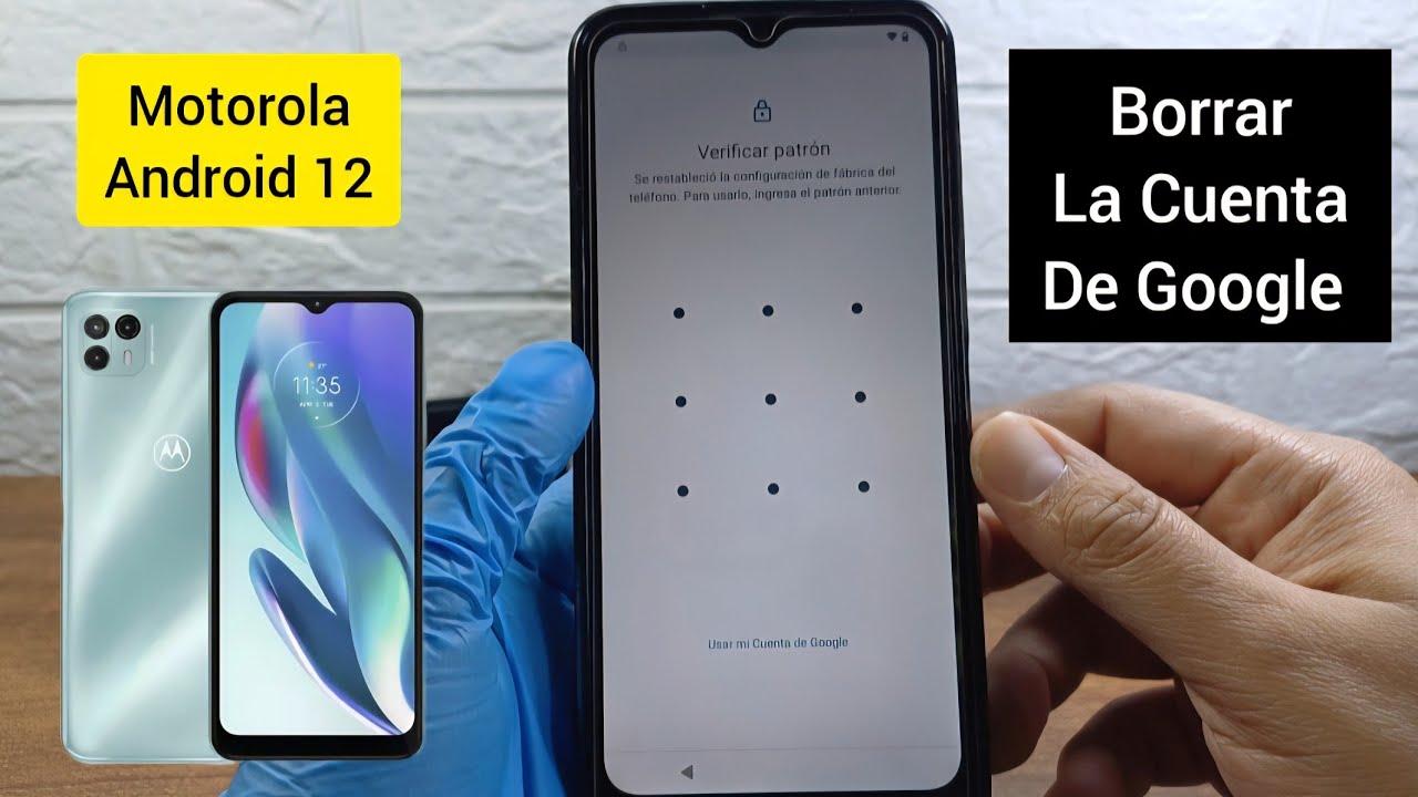 Borrar La Cuenta De Google De Motorola Android 12, Modelos G20,G30 o G50 5g