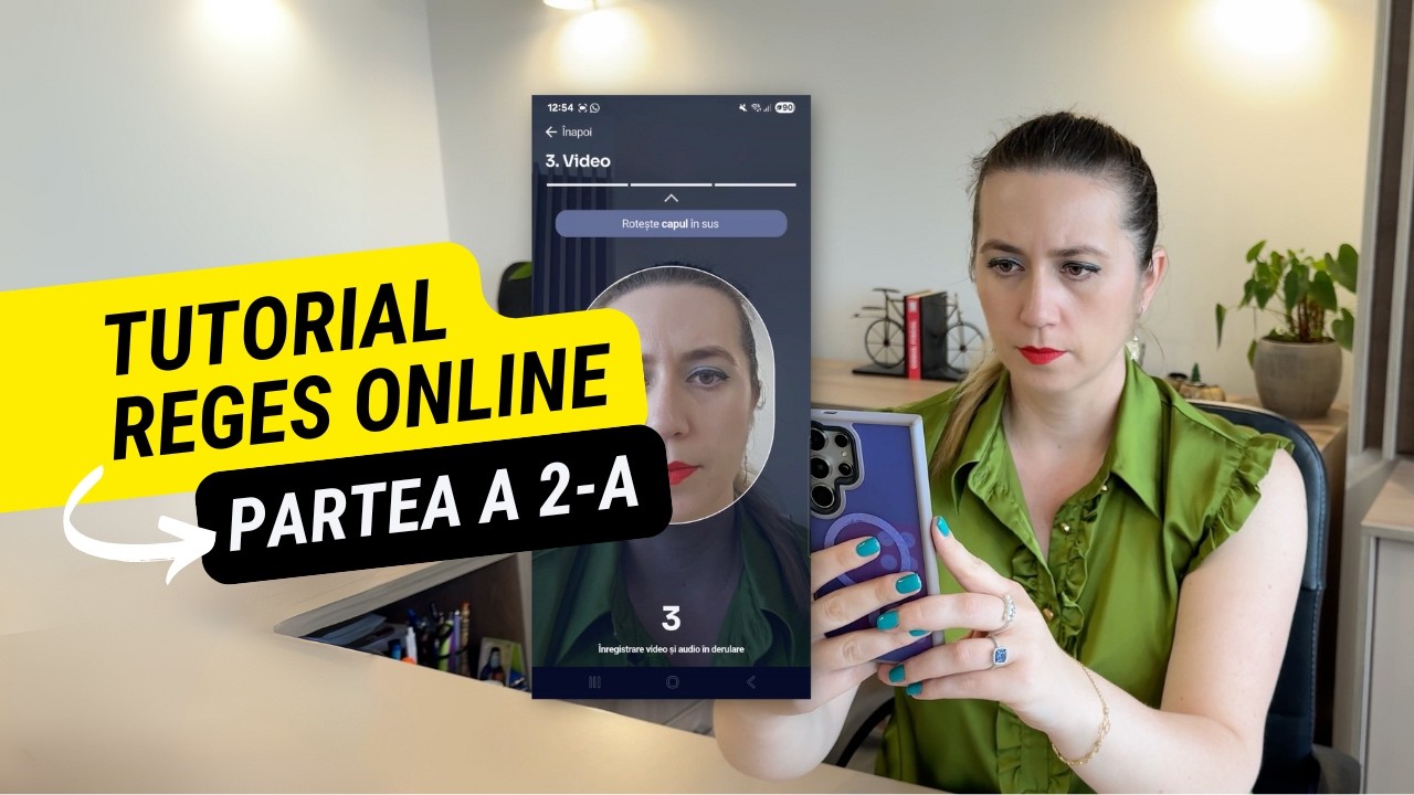 Înregistrarea în REGES ONLINE prin sistemul ROeID (partea a 2-a)