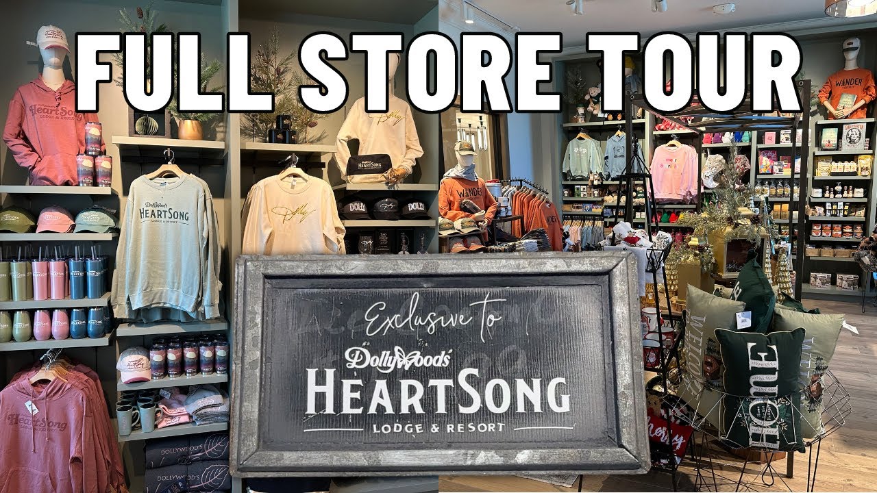 NEW Exclusive Dolly Parton Merch Inside Dollywood's HeartSong Lodge & Resort