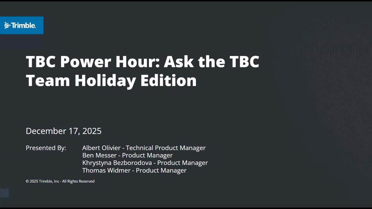TBC Power Hour: Ask the TBC Team Holiday Edition