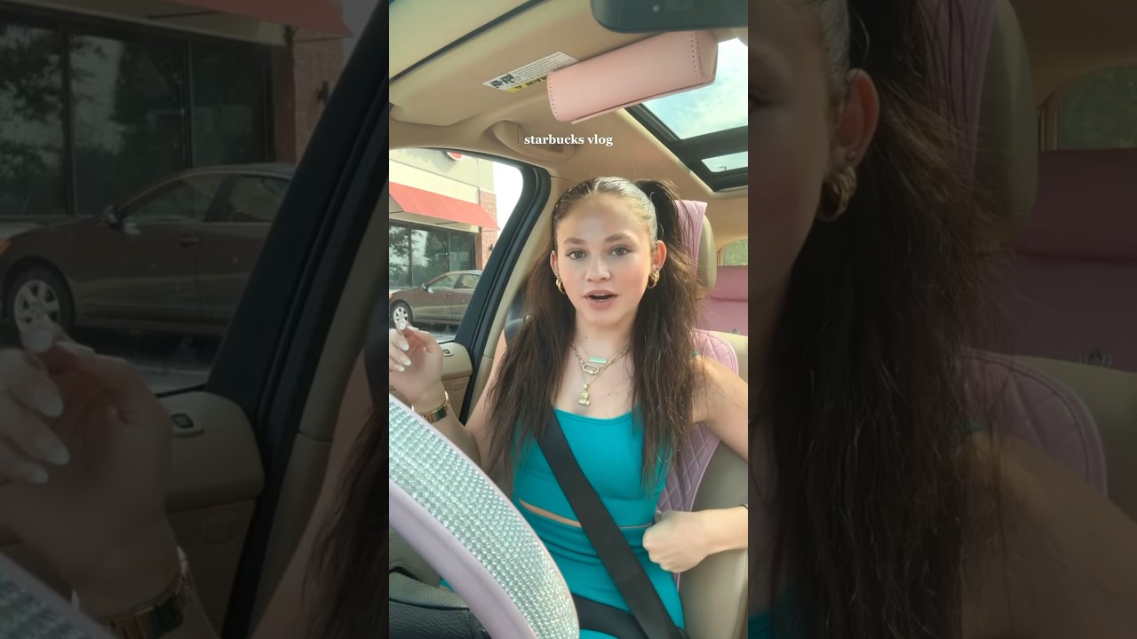 DRIVE WITH ME to starbucks | vlog