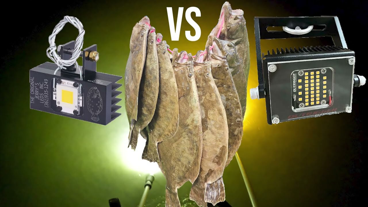 The BEST Flounder Light?  Jerry's LEDs vs Outrigger Outdoors