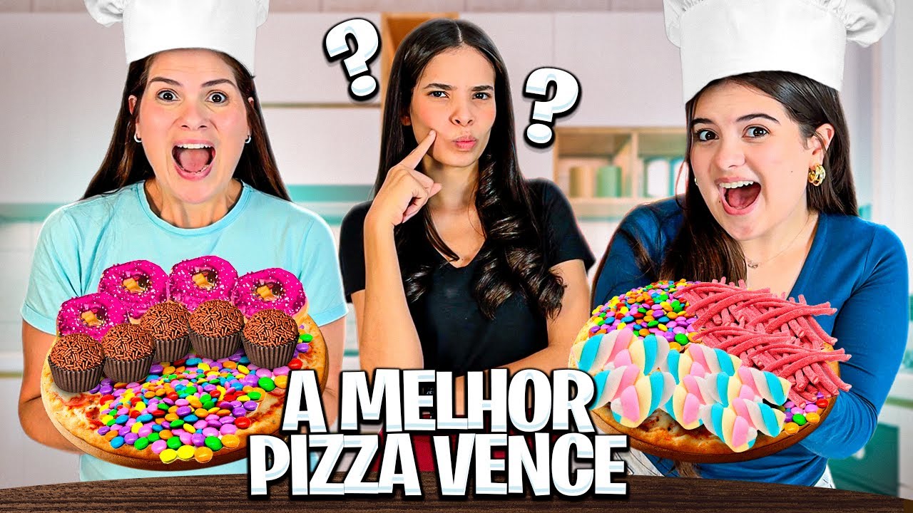 QUEM FIZER A MELHOR PIZZA DOCE VENCE! DESAFIO