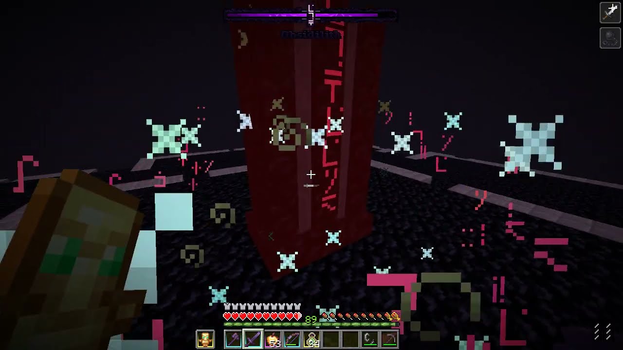 Minecraft Obsidilith Boss Fight