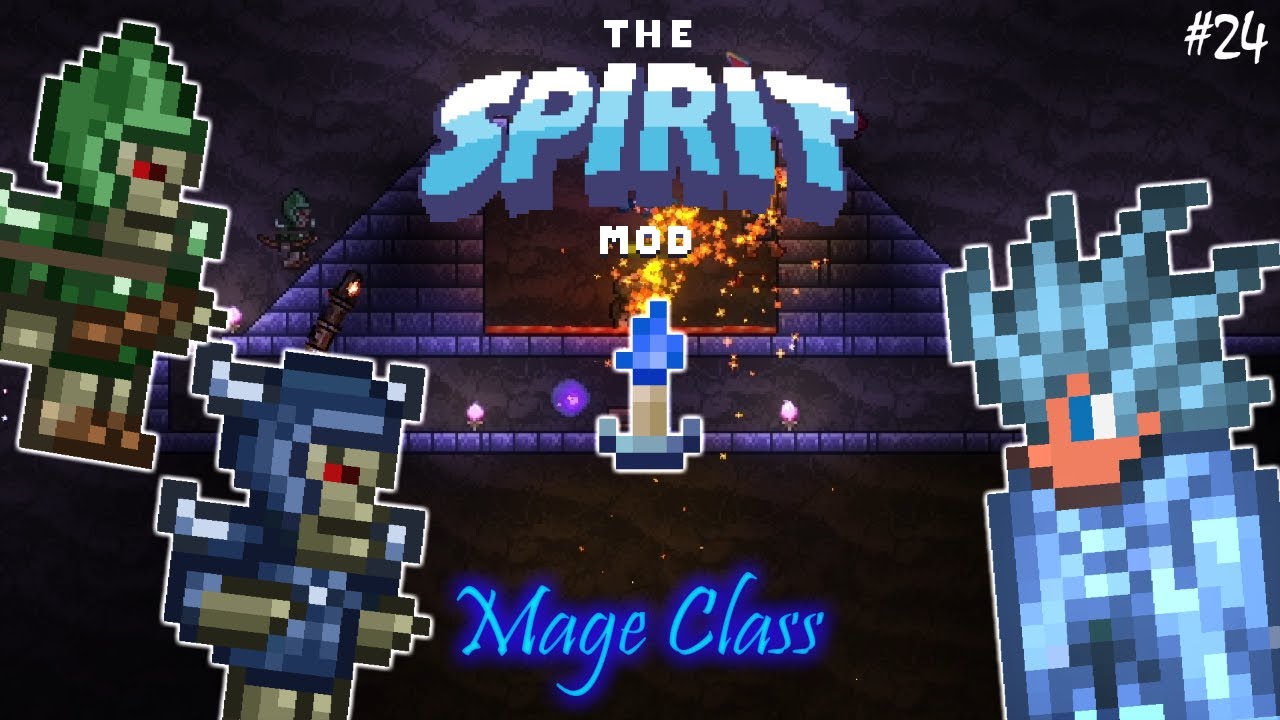 Building a Farm! | Terraria Spirit Mod Lets Play Episode 24 - Mage Playthrough