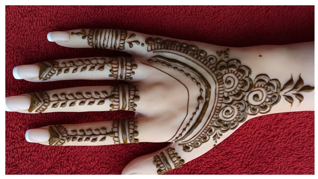 ButifulBridal mehndi design full Beck hand mehndi 🌿 simple and easy mehndi designs 🌿#video 