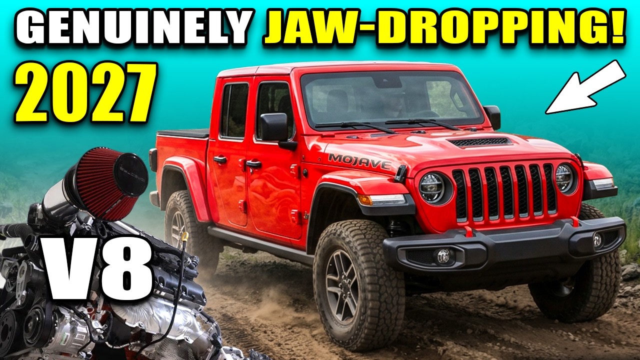 Совершенно новый двигатель V8 для Jeep Gladiator 2027 года довел меня до слез радости!