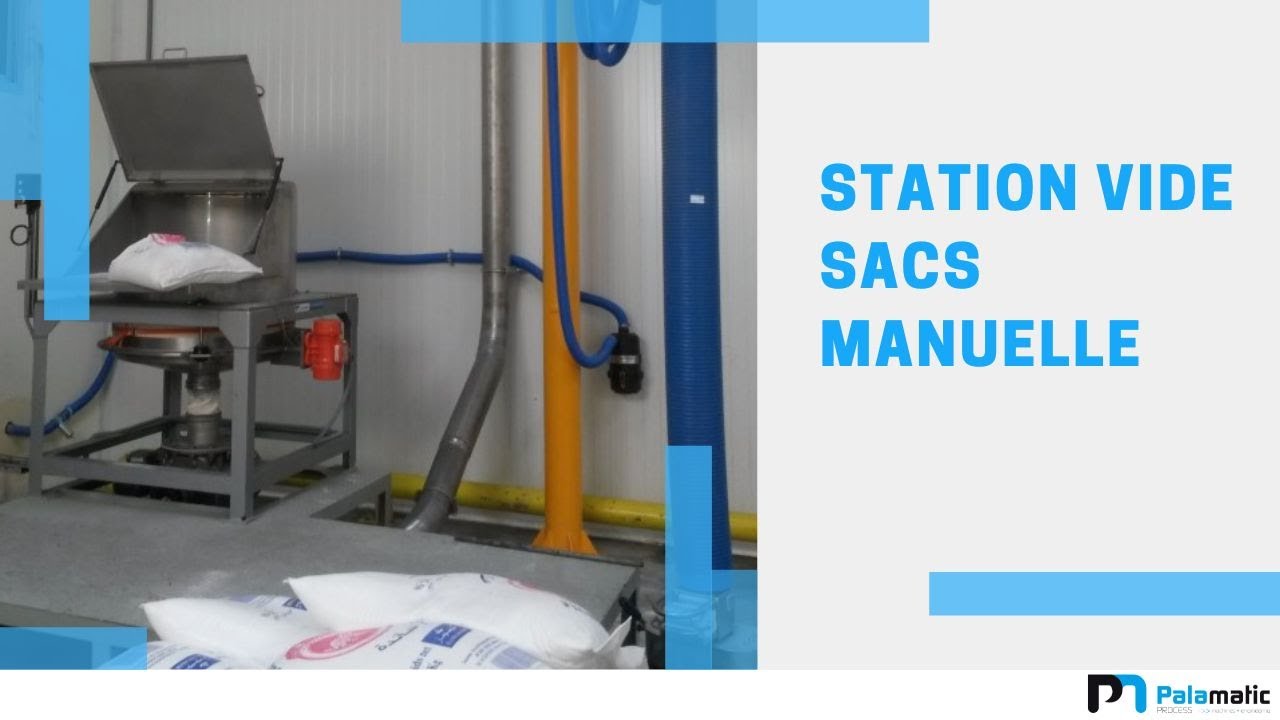 Vide sac manuel - Sacktip® - Déconditionnement de vrac, poudres | Palamatic Process
