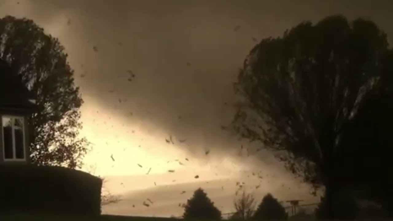 Flying with thunder storm rain