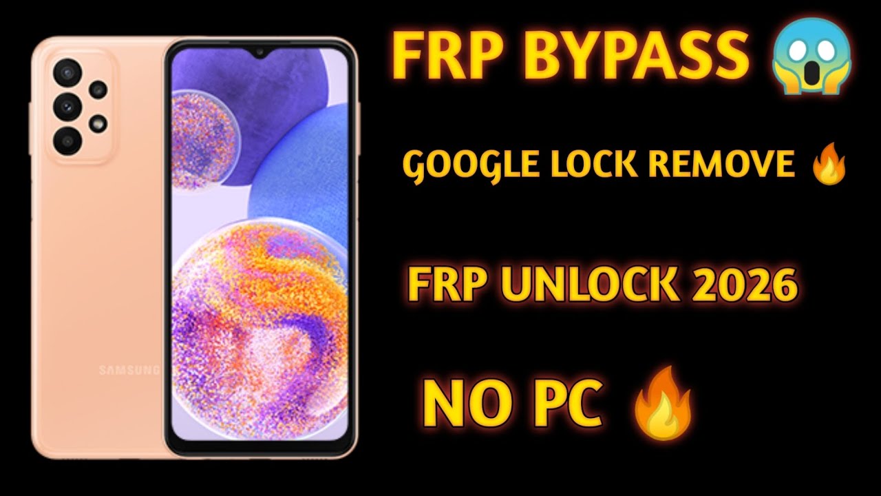 Samsung A13 FRP Bypass 2026 😱 | Google Account Remove Without PC | 100% Working