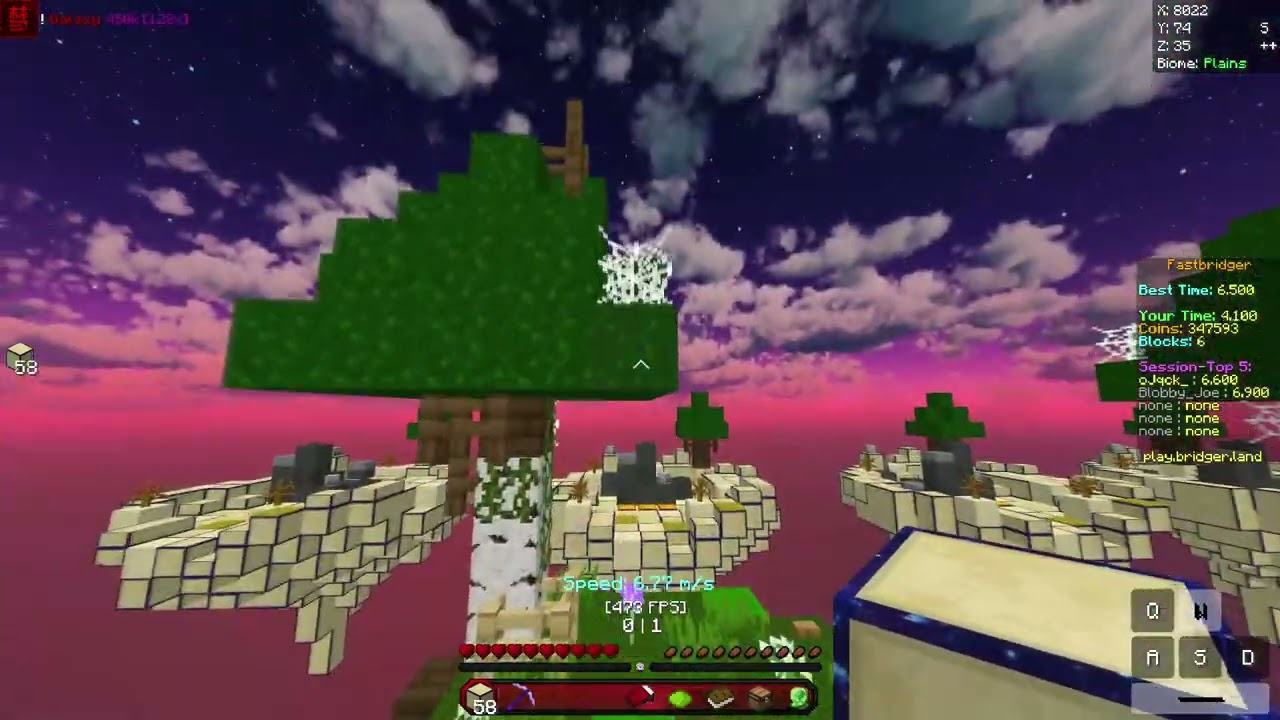 All Current BridgerLand Parkour PBs