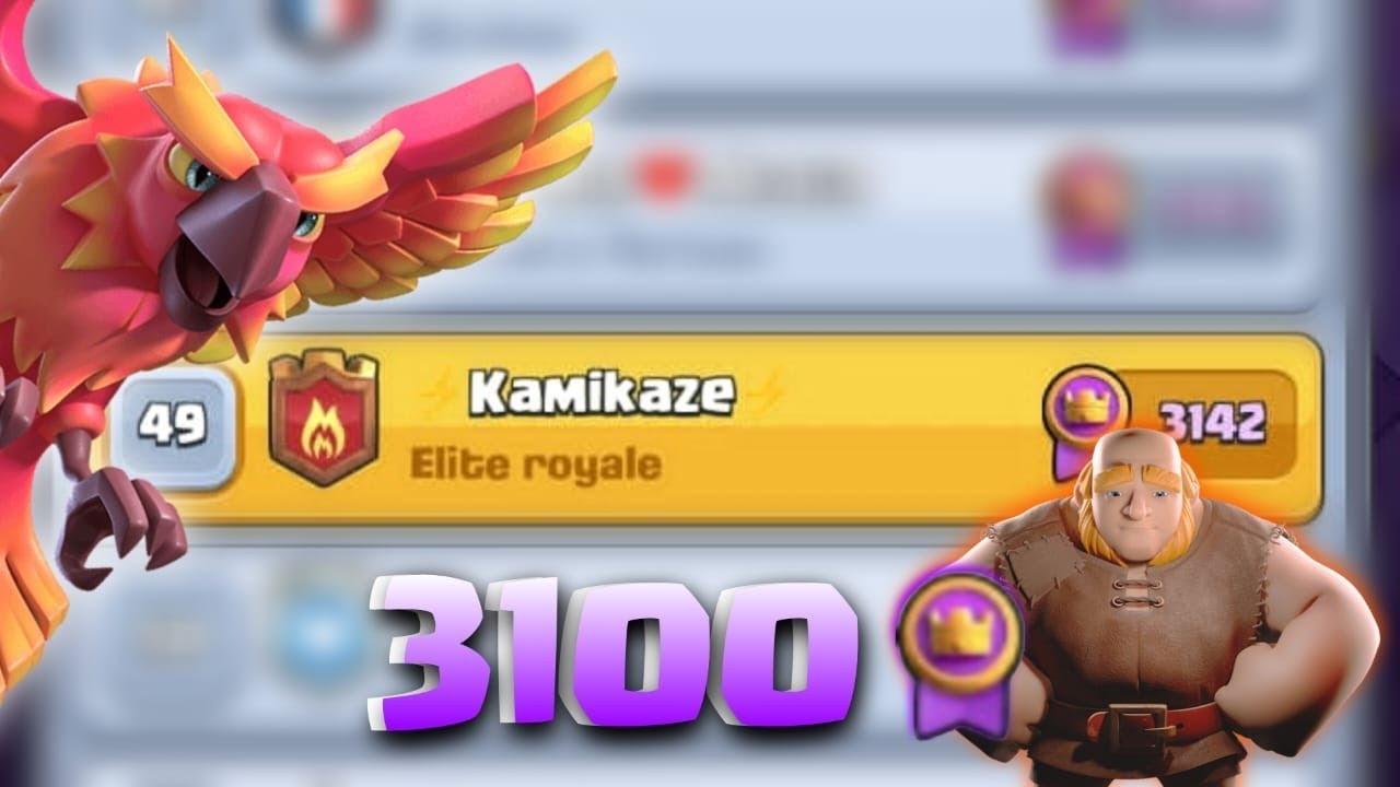 3100🏅 TOP 50 IN THE WORLD WITH GIANT DOUBLE PRINCE!!! clash royale