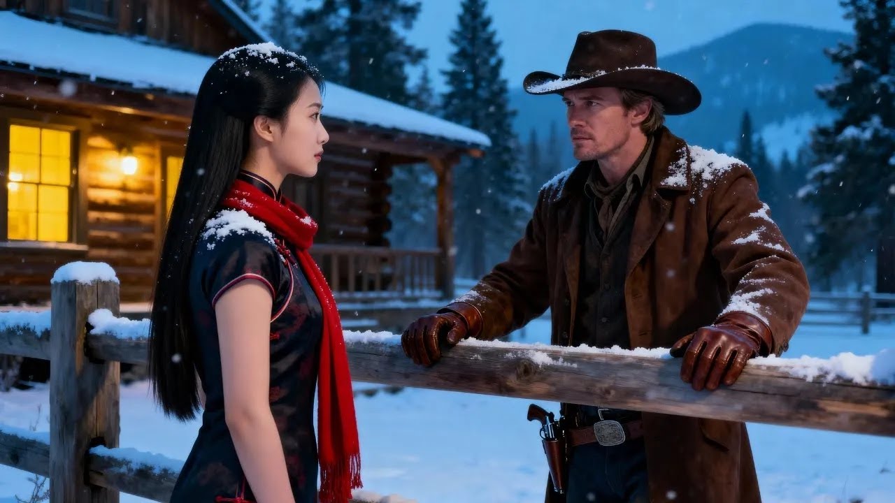 “May I Sleep in Your Cabin, Sir？ It’s Freezing Outside,” The Chinese Woman Begged the Lone Rancher