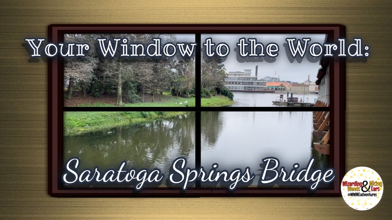 Your Window to the World | Saratoga Springs Bridge | Disney Springs | Walt Disney World