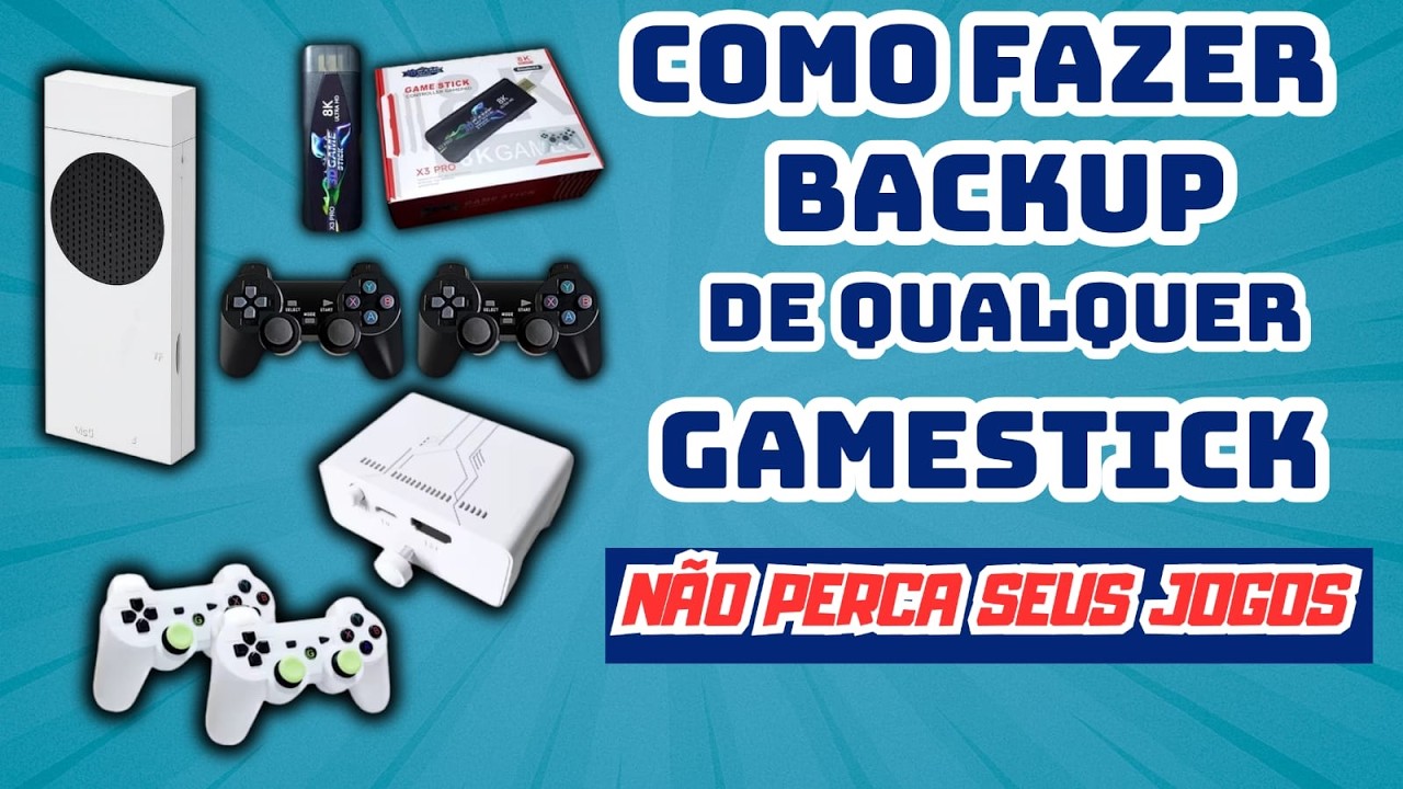 Como fazer BACKUP COMPLETO de qualquer Game Stick (evite perder seus jogos)