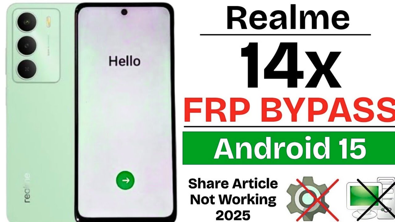 Realme 14X 5G Google Account Bypass | Camera Test Not working 😭 1000% Working Trick | बिना PC के