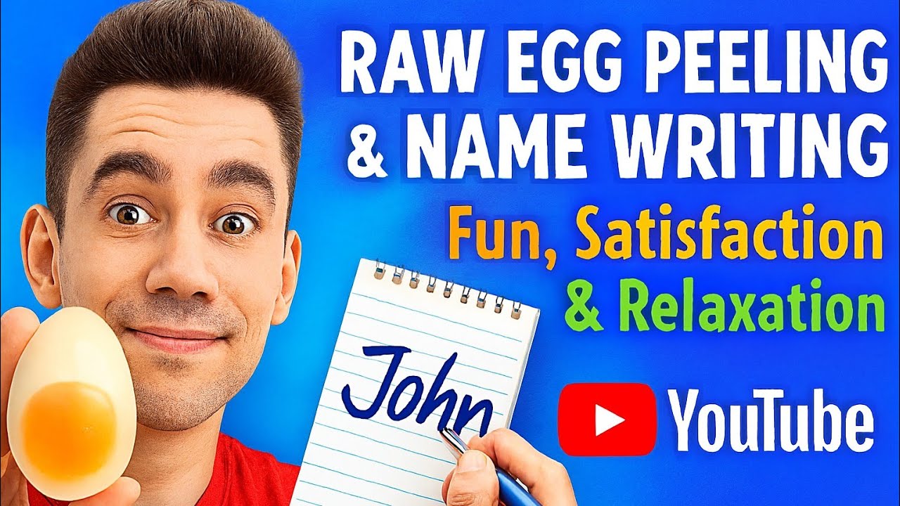 Sleight of Hand Egg Peeling Magic Performance