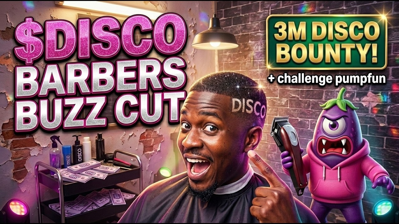 I Paid A Barber 3,000,000 $DISCO To Do This PumpFun Bounty