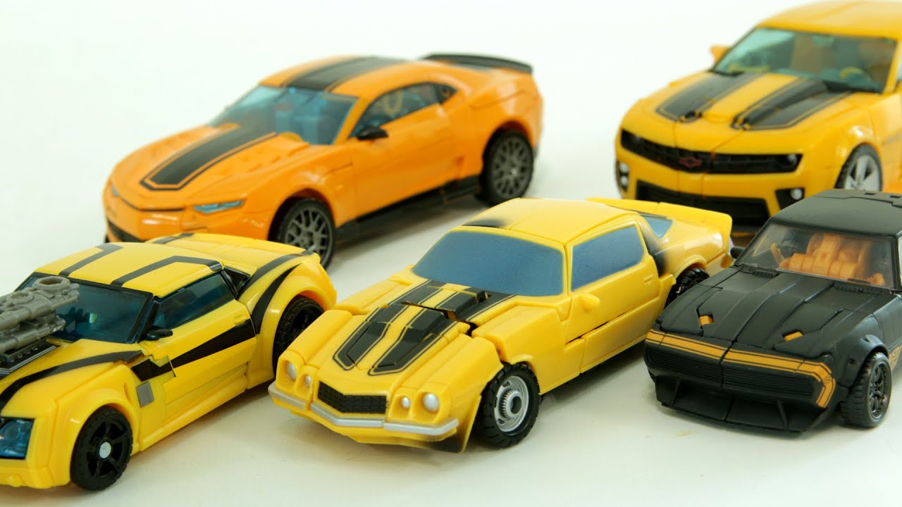 Transformers Autobot Bumblebee  Vehicle Robot Transformation Car Toys 트랜스포머 범블비 5종 자동차 장난감 로봇 변신 동영상