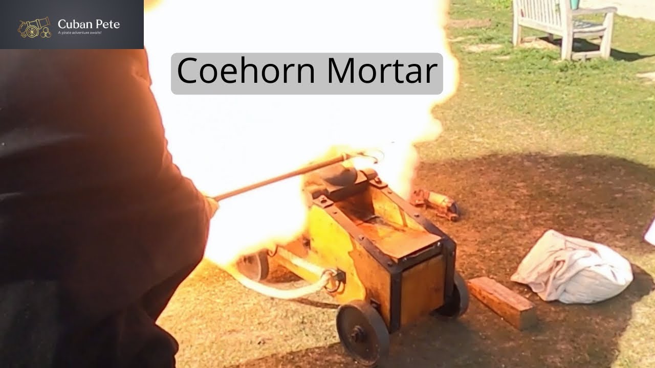 Coehorn Mortar, loading and firing!