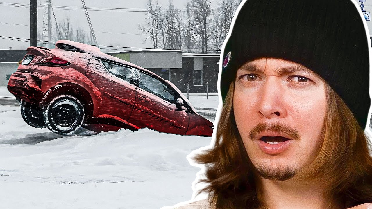 Idiots in Cars Get WILD During Snow Storms