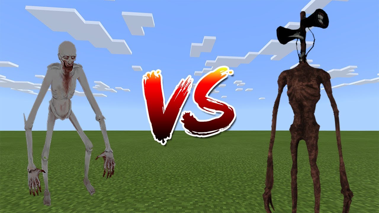 Siren Head vs SCP 096 - Minecraft