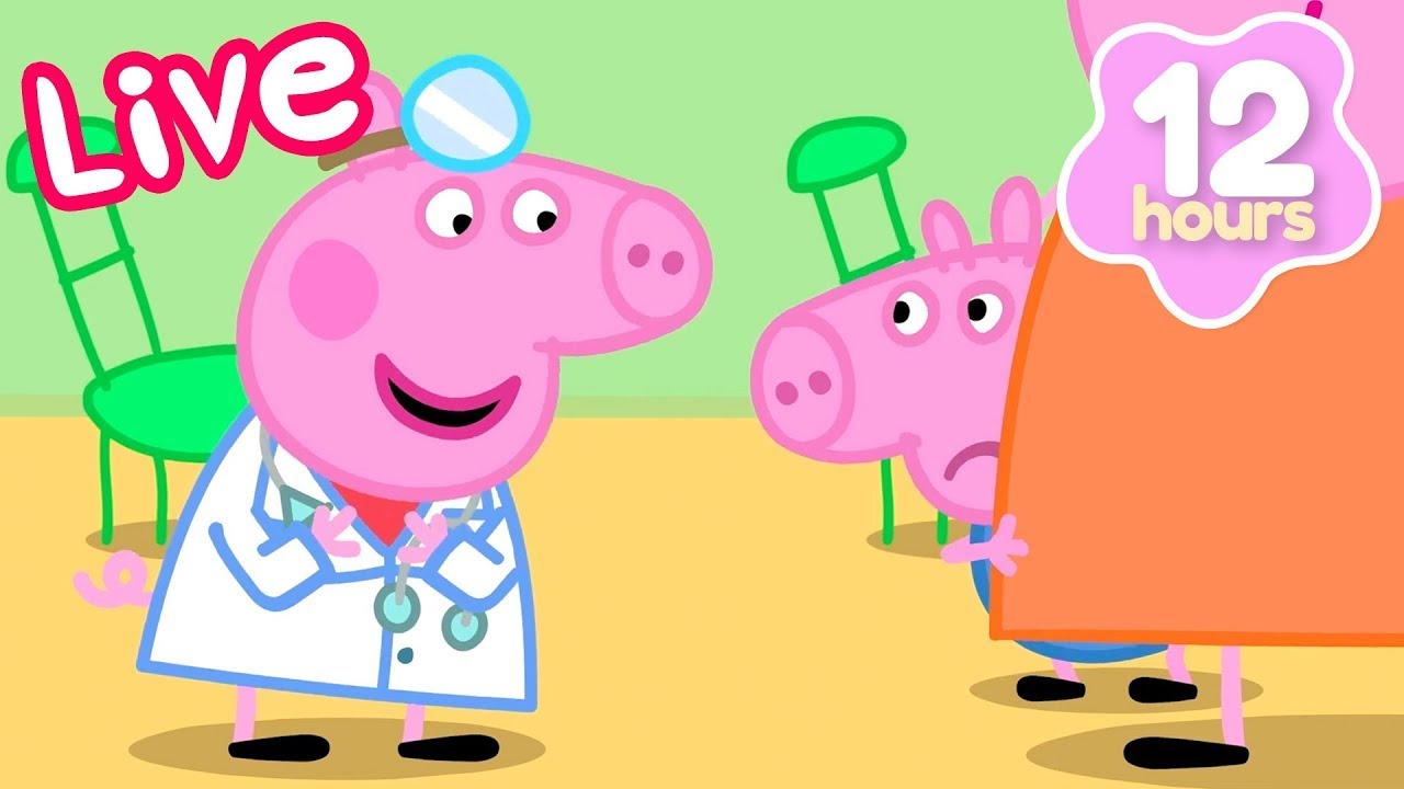 🔴 LIVE! Peppa Pig's Learning Adventures! 🍦 Peppa's Playgroup: Little Learners 🐷 Kids Cartoons