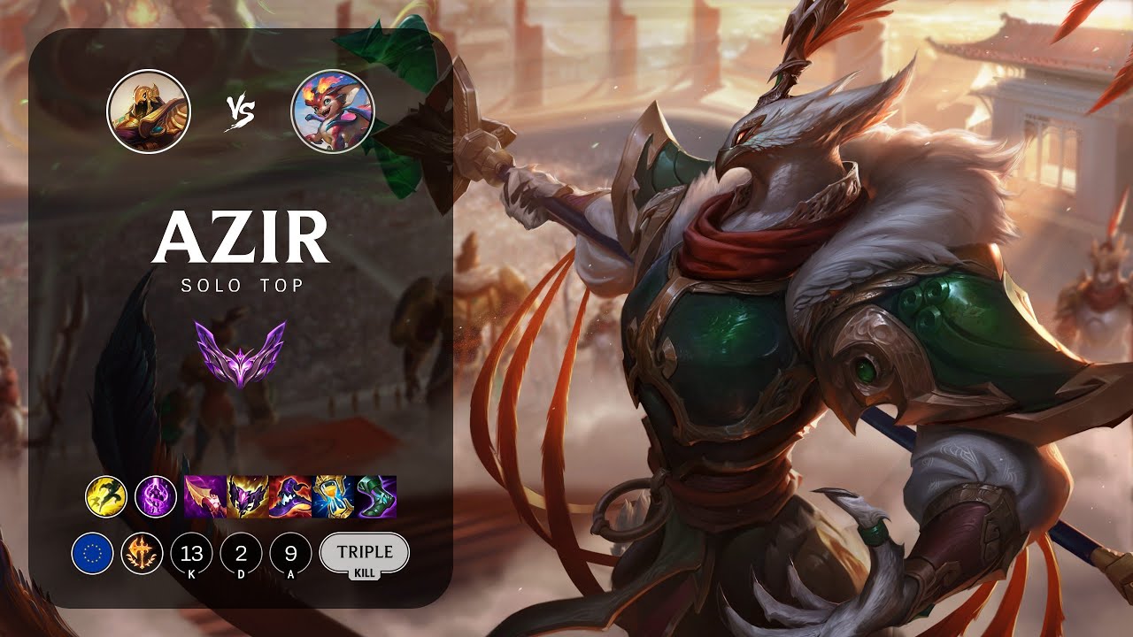 Azir Top vs Smolder - EUW Master Patch 14.3