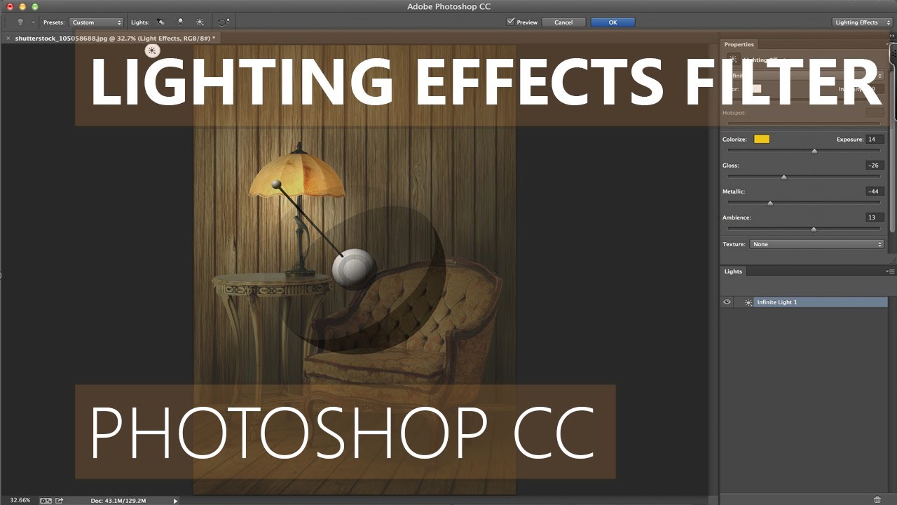 Lighting Effects in Photoshop CC