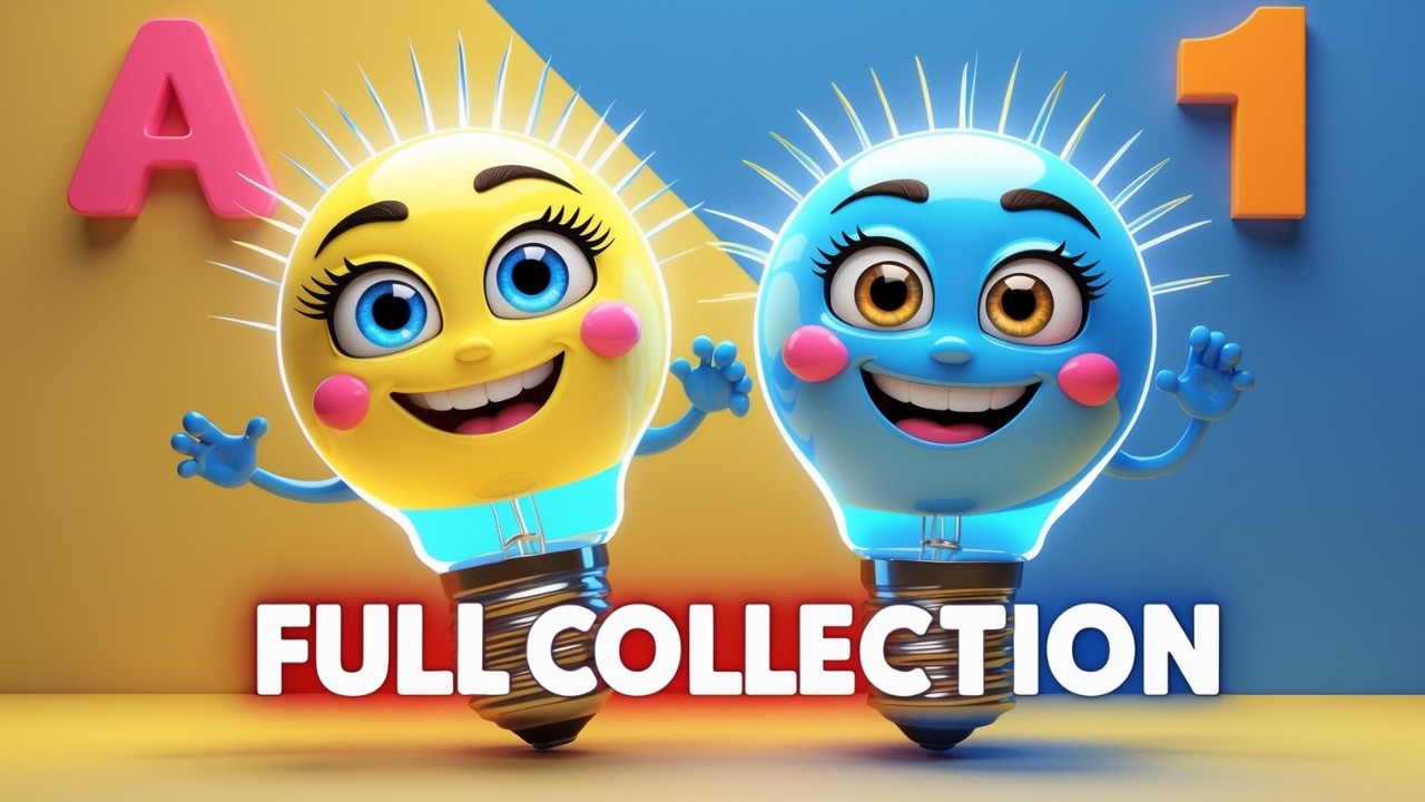 Lumi & Blue FULL Compilation 🌈 | ABC, Numbers, Colors, Shapes & Songs for Kids