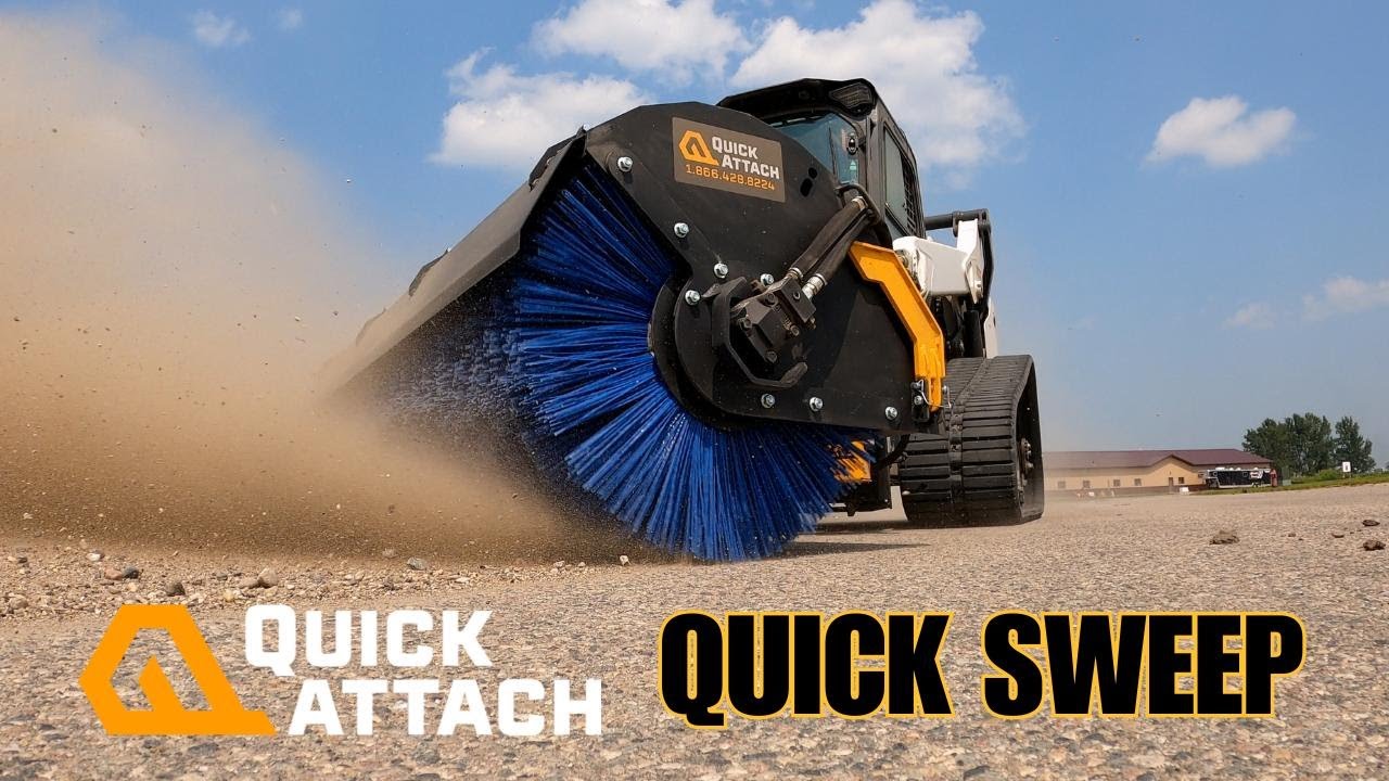 Quick Sweep HD Power Angle Broom | In Action Demo