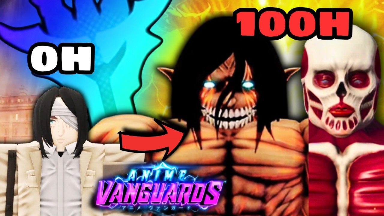 100H SIÊU KHÓ Sở Hữu Toàn Bộ Unit Attack On Titan Trong Anime Vanguards!!!