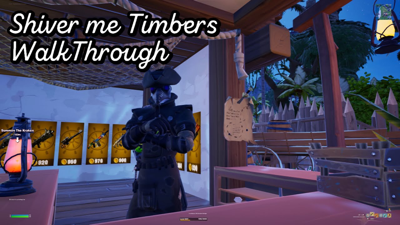 Location of Mordecai’s Brothers journal, Shiver Me Timbers Walkthrough(Kraken Bossfight)