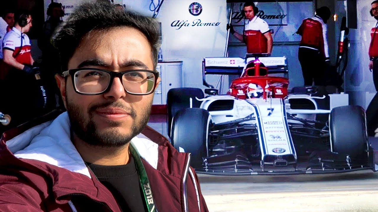 F1 2019 VIP UP-CLOSE EXPERIENCE WITH ALFA ROMEO RACING! - F1 Testing 2019 Vlog | aarava