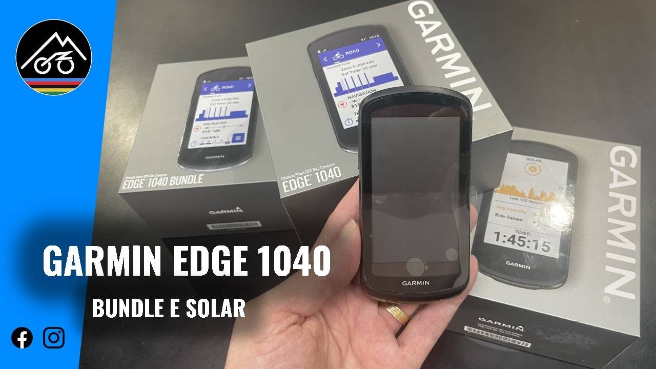 Garmin Edge 1040 (Bundle e Solar) unboxing