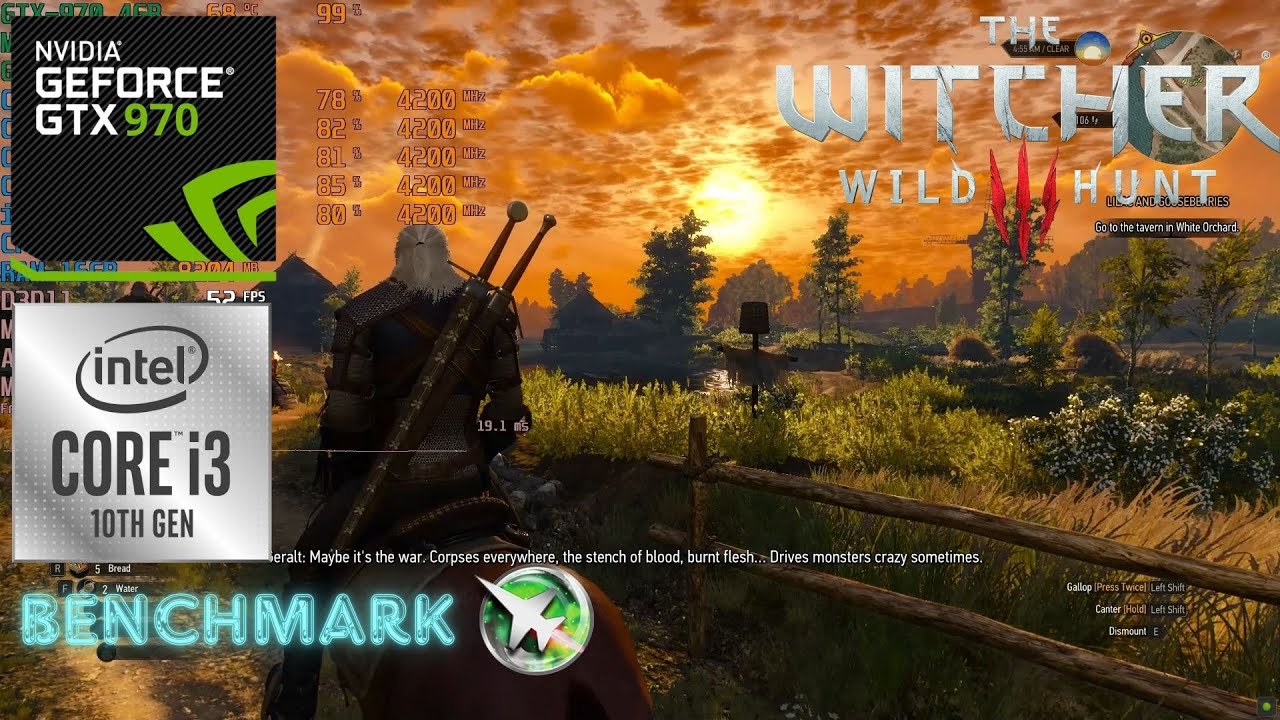 GTX 970 4GB - The Witcher 3, Benchmark - 2024