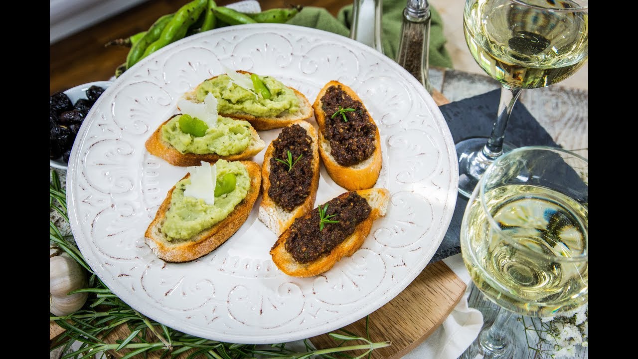 Tembi Locke's Summer Crostini Two Ways - Home & Family
