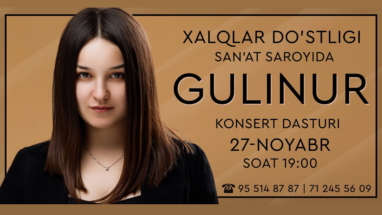 Gulinur - 2022-Yil konsert dasturi