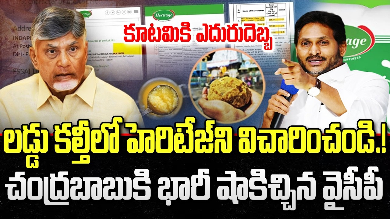 SIT should Investigate Heritage on Tirumala Laddu Issue | CM Chandrababu | YT18 News