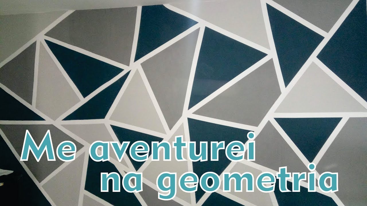 DIY - Parede Geométrica - por Arielle Jailhane