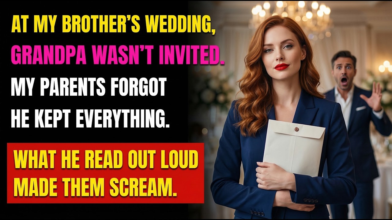At My Brother's Wedding, Grandpa Wasn't Invited-Then He Opened The Box And My Parents LostEverything