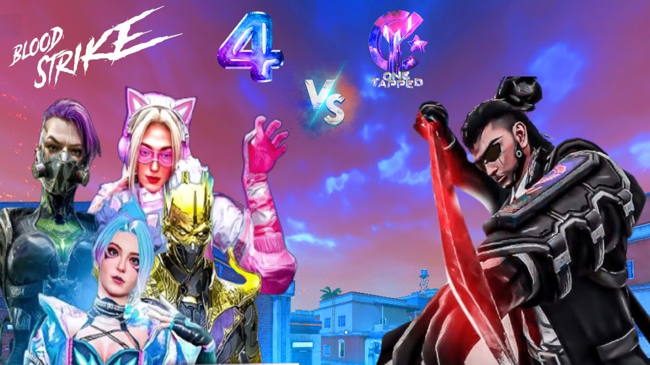 Pro Sniper Vs Squads in Blood Strike.. Intense Solo v Squads Gameplay