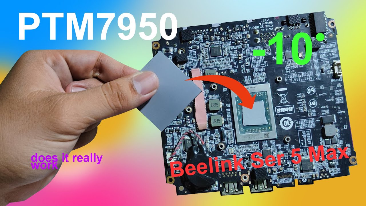 Sulit na Thermal Pad ( PTM7950) para sa Beelink Ser 5 Max (tagalog)