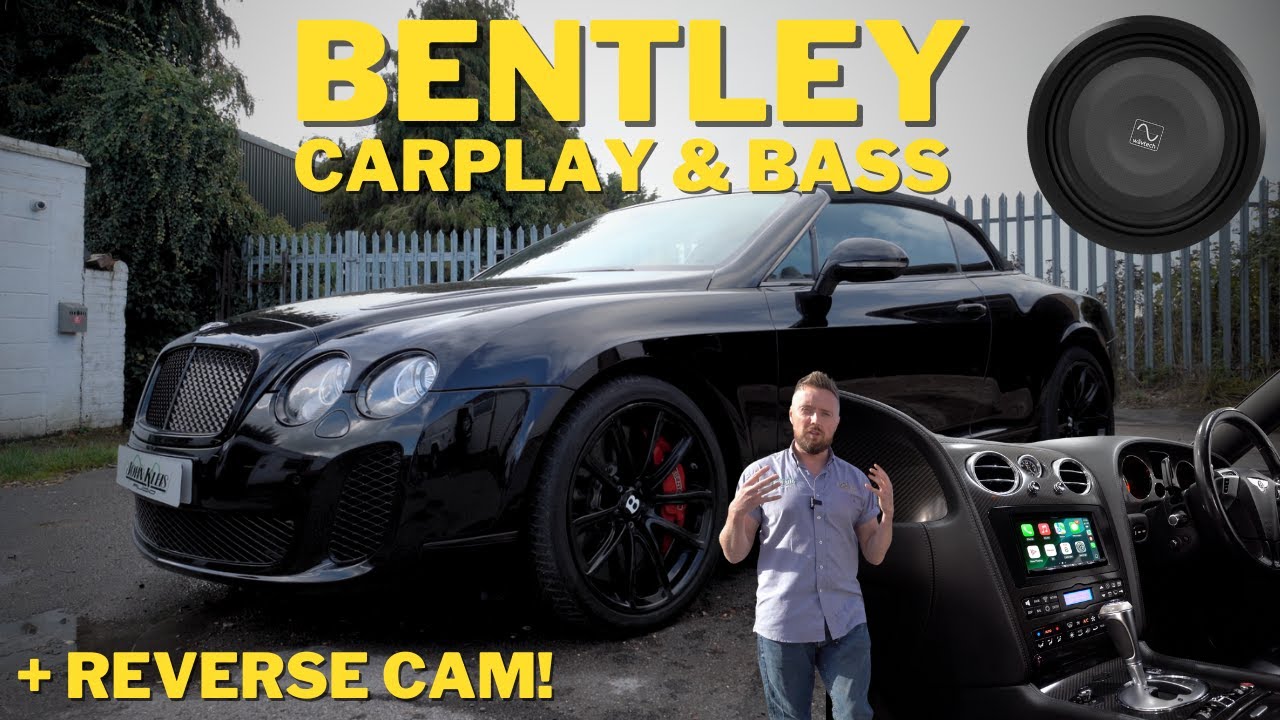 The BEST SPACE SAVING SUBWOOFER! Modern Upgrades for the Bentley Continental!