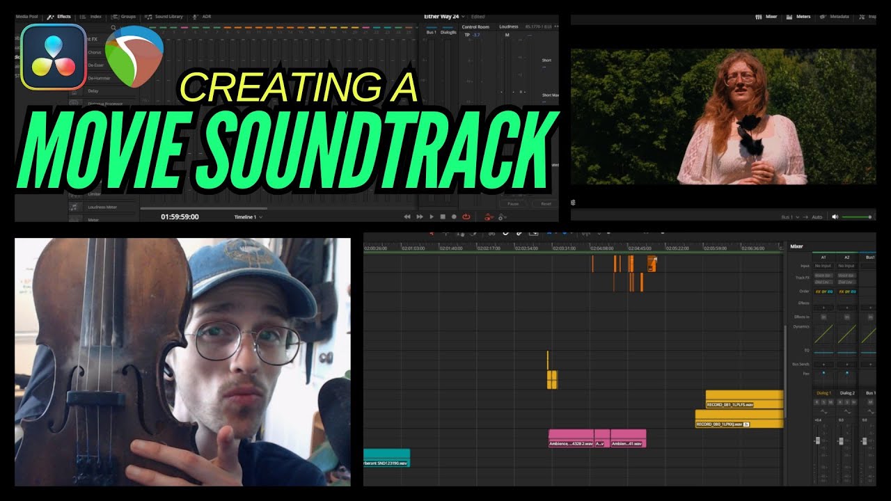 Working on the Movie Soundtrack 🎬 DaVinci Resolve & Reaper